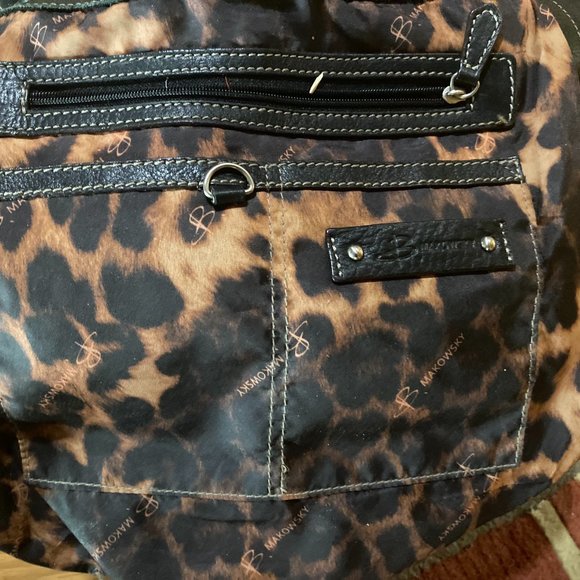 100% Genuine Leather by B. Makowsky Black Purse - Picture 6 of 16